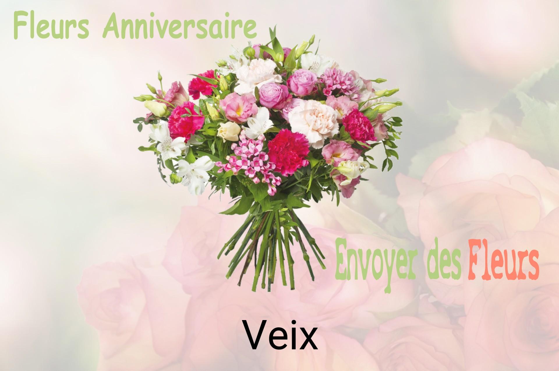 Bouquet de fleurs d’anniversaire livré à Veix